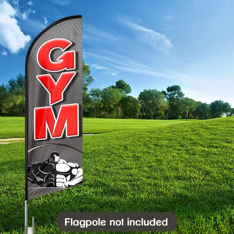 11FT Gam Advertising Swooper Flag Fit 15FT Flagpole(Flagpole Not Included 4.3)