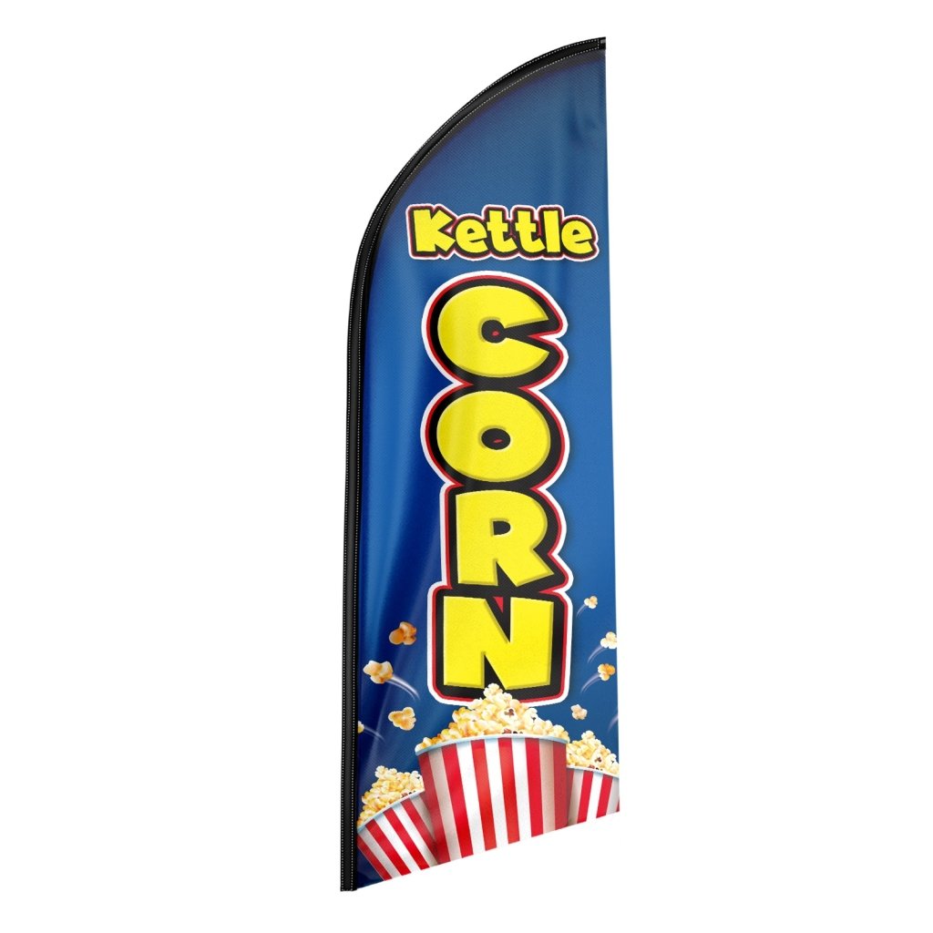 8FT Kettle Corn 02 Swooper Flag (Flagpole Not Included 3.4)