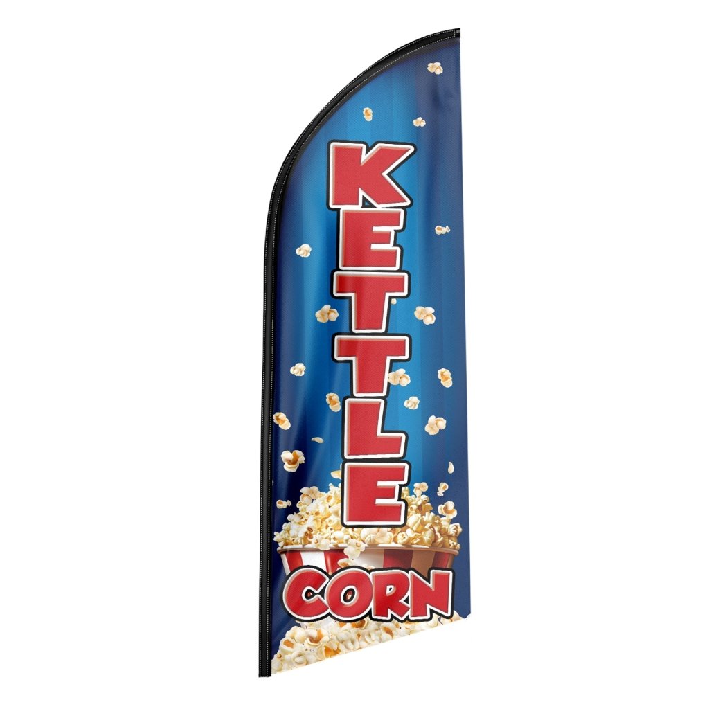 8FT Kettle Corn Swooper Flag (Flagpole Not Included 3.4)