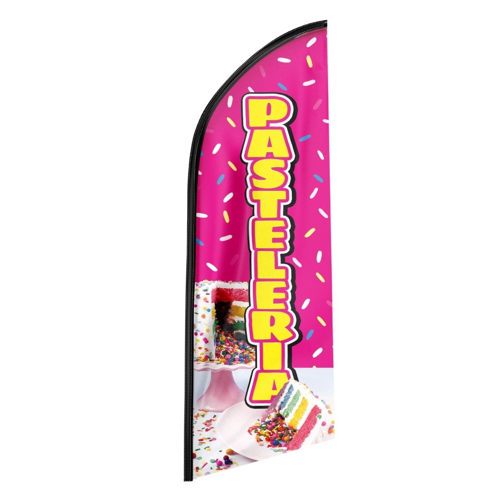 8FT Pasteleria Swooper Flag (Flagpole Not Included 3.4)