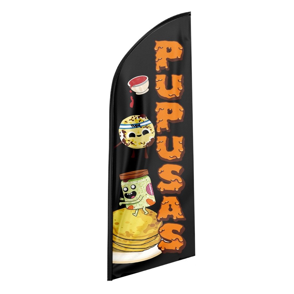 8FT Pupusas Swooper Flag(Flagpole Not Included 3.4)